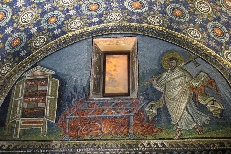 Mausoleum van Galla Placidia, Ravenna, Italië