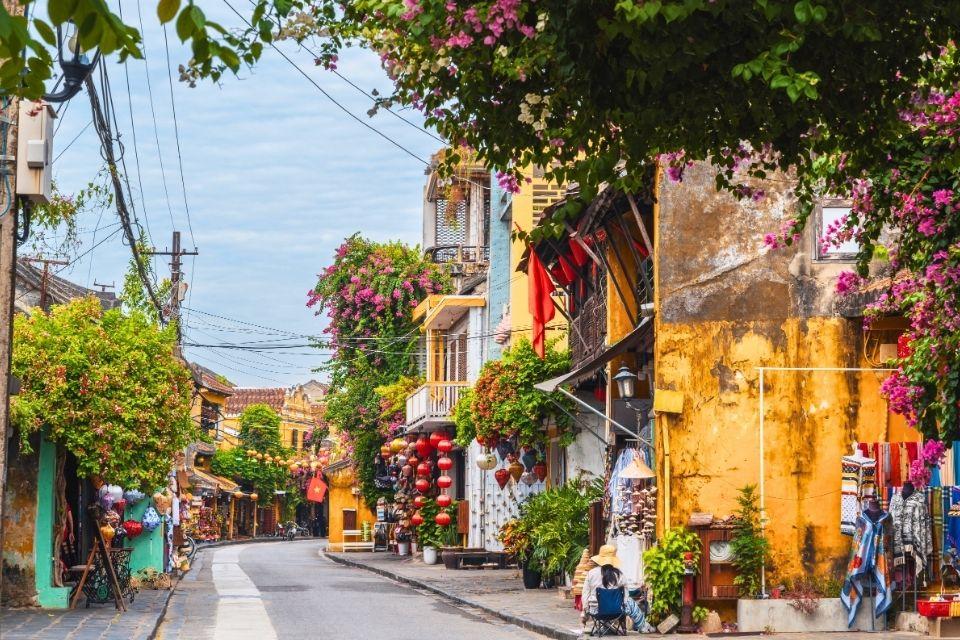 De historische binnenstad van Hoi An Vietnam