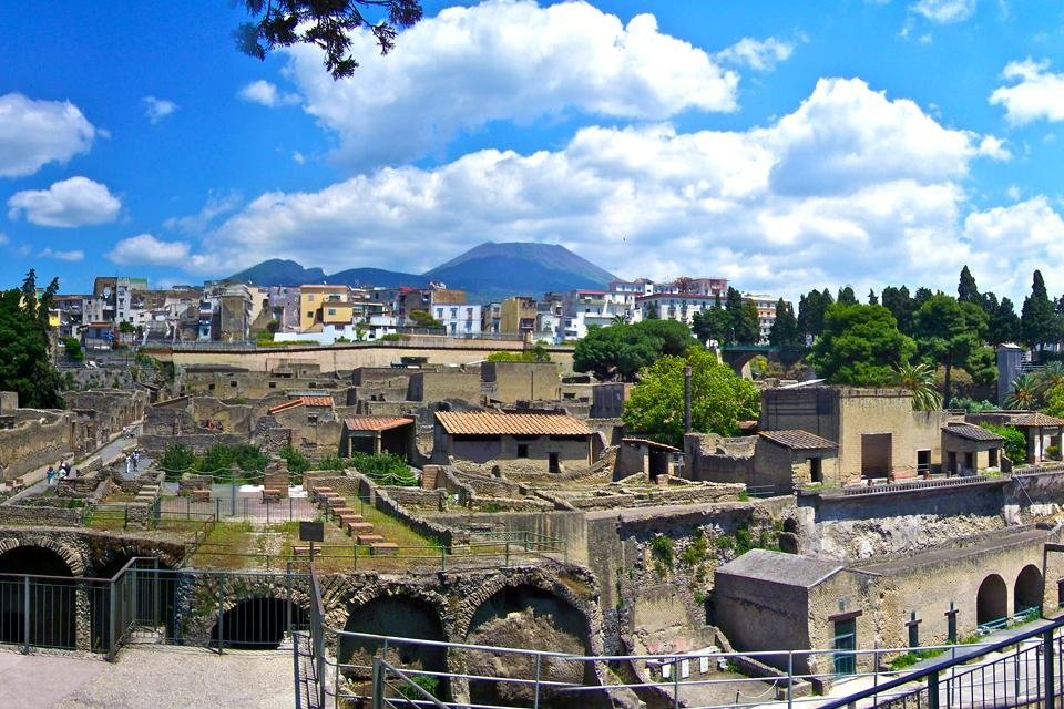 Herculaneum, Napels, Italië