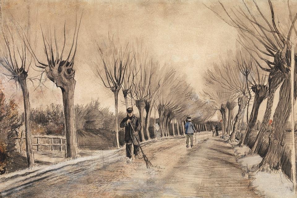 De weg in Etten, Vincent van Gogh, 1881