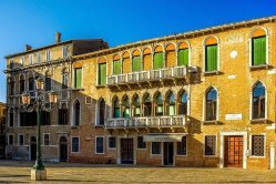 Campo Santo Stefano in Venetië, Italië
