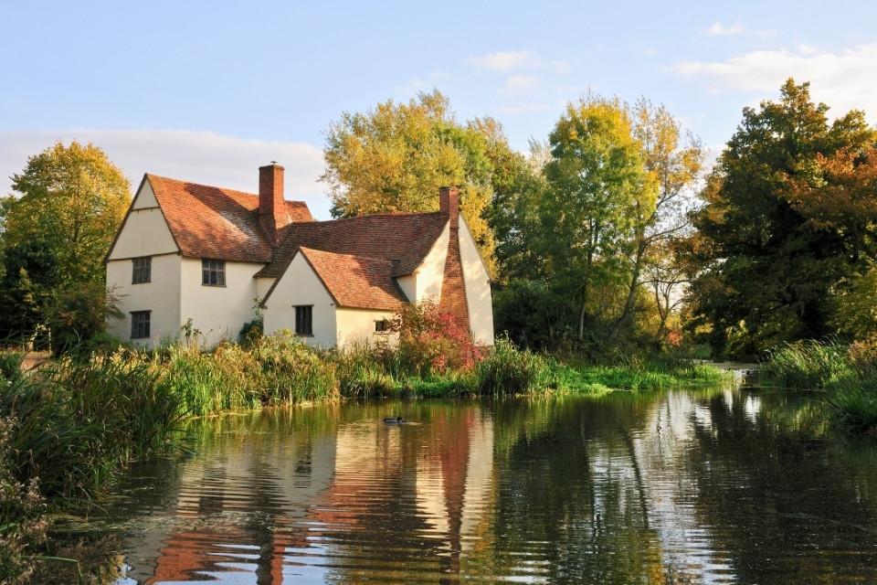 Willy Lott’s House in Flatford, Groot-Brittannië