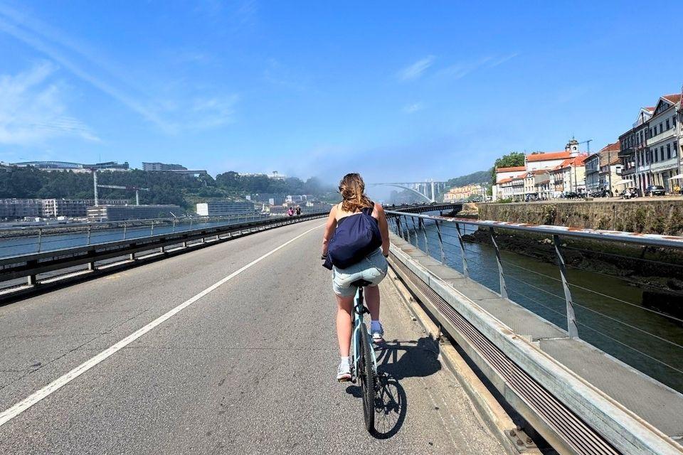 Op de fiets in Porto Portugal