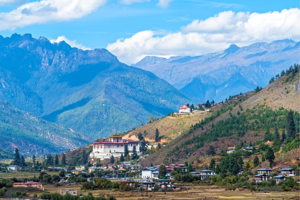 Rinpung Dzong in Paro, Bhutan
