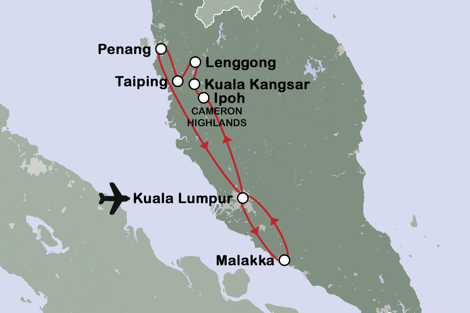 Routekaart Veelzijdig Maleisië
