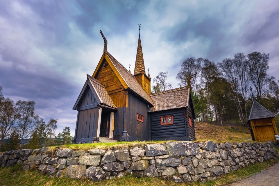De staafkerk van Garmo, Noorwegen