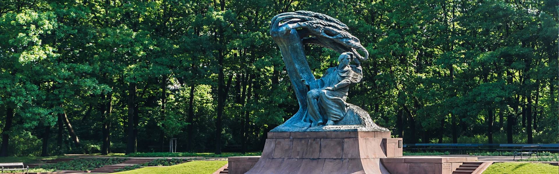 Chopinmonument in Warschau, Polen