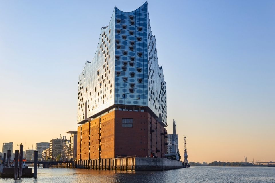 Elbphilharmonie in Hamburg, Duitsland