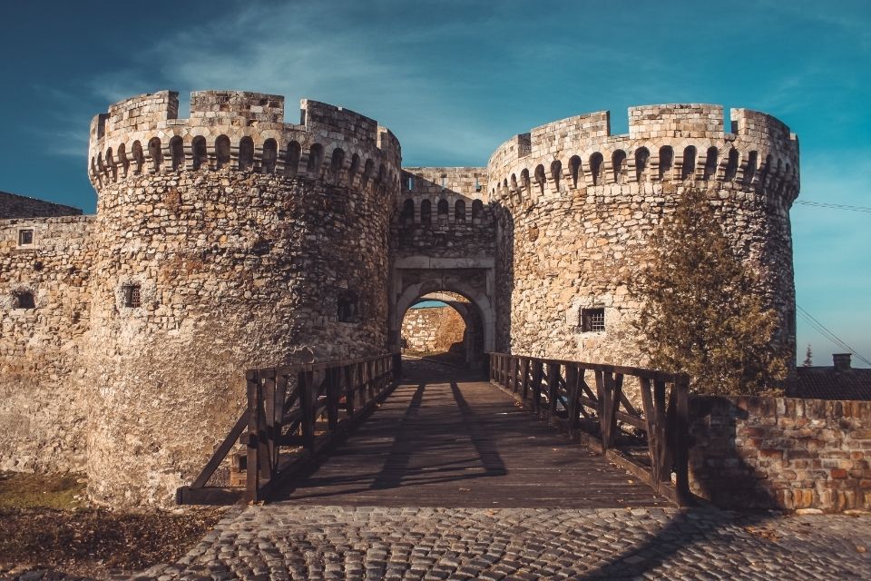 Kalemegdan-fort in Belgrado, Servië