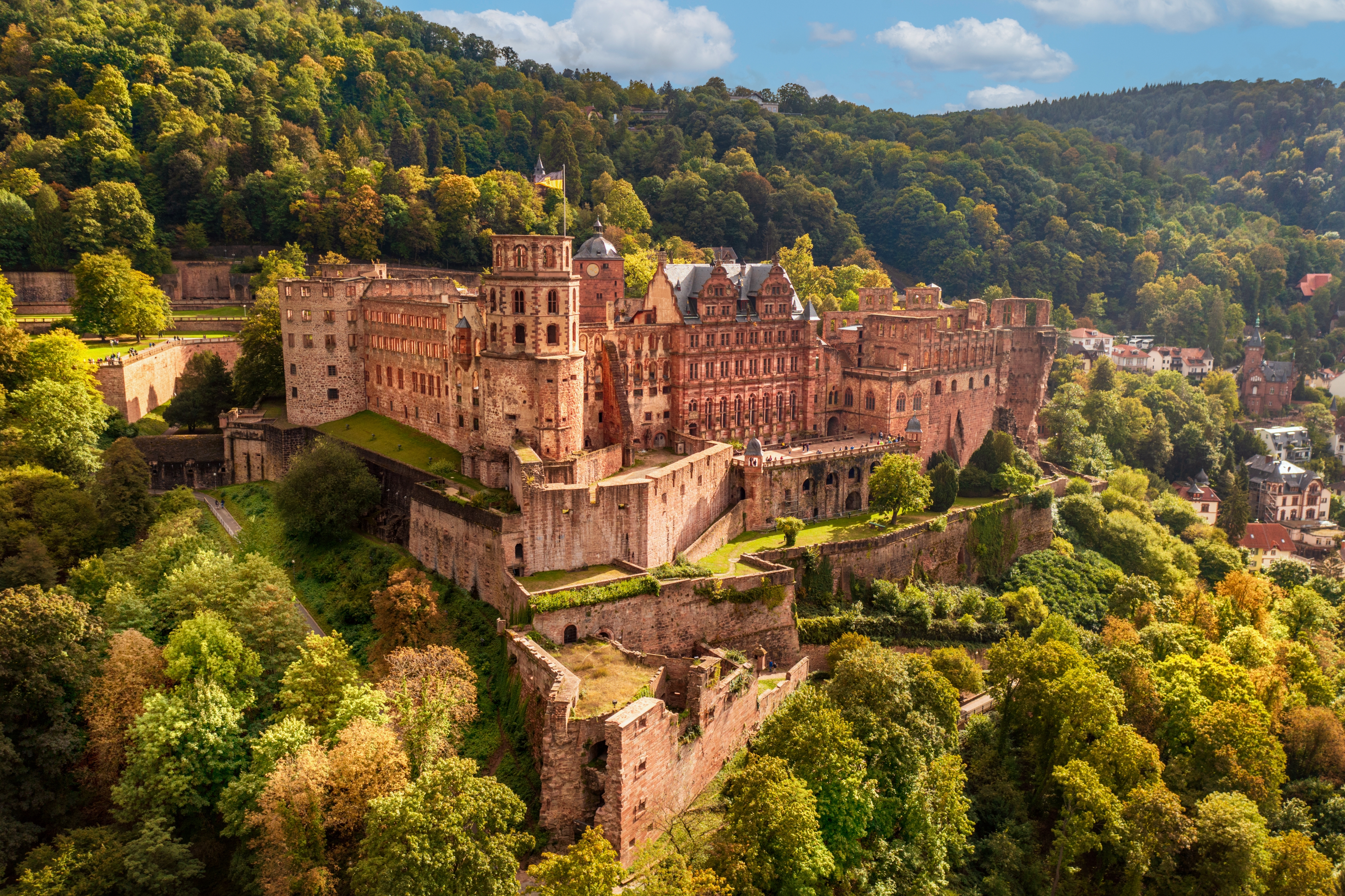 Schloss Heidelberg in Duitsland