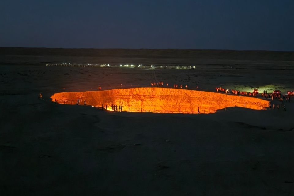 Darvaza-gaskrater, Karakumwoestijn, Turkmenistan