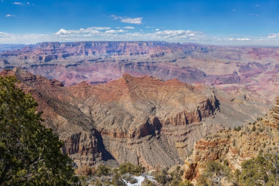 Uitzicht vanaf de Desert View Watch Tower, Grand Canyon, Amerika