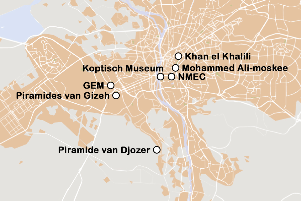 Routekaart Caïro