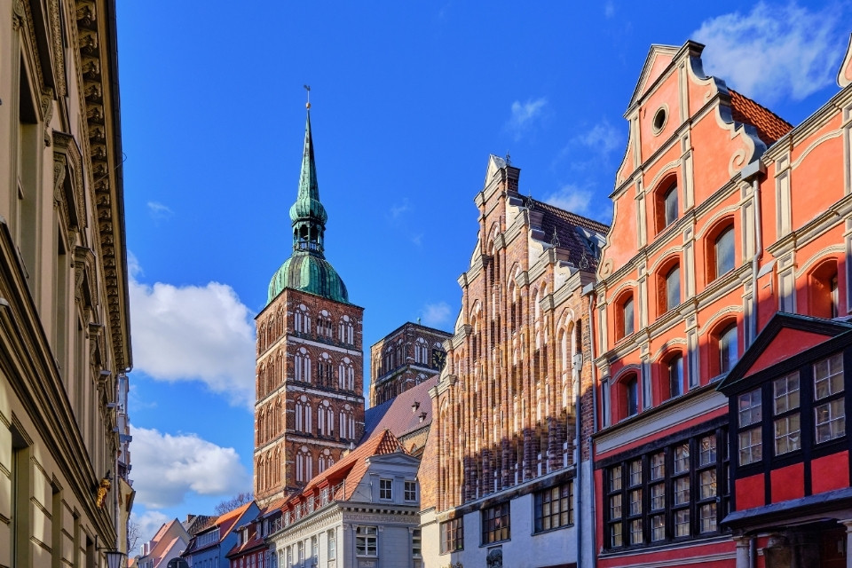 Oude binnenstad van Stralsund, Duitsland