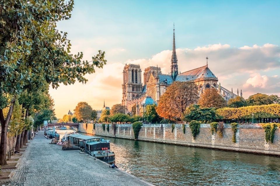 De Notre Dame in Parijs, Frankrijk