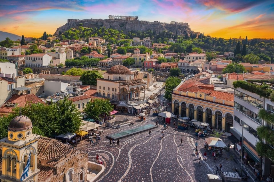 Monastiraki-plein in Athene