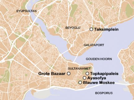 Routekaart Istanbul Routekaart Istanbul