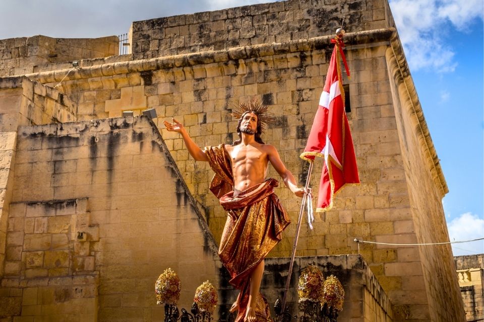 Paasprocessie in Vittoriosa  Malta