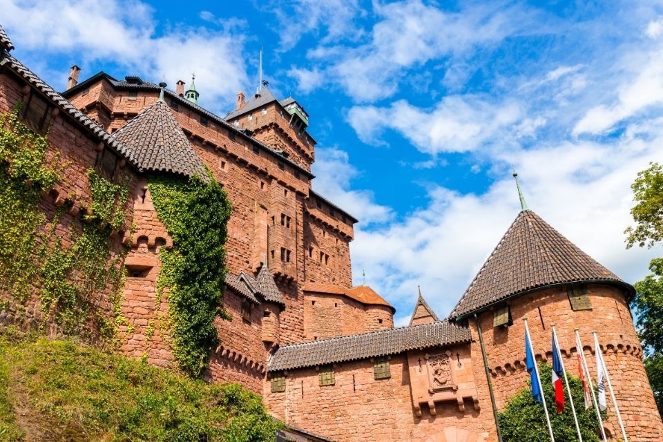 Chateau Haut-Kœningsbourg, Elzas, Frankrijk 