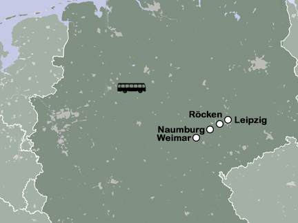 Routekaart In de voetsporen van Friedrich Nietzsche