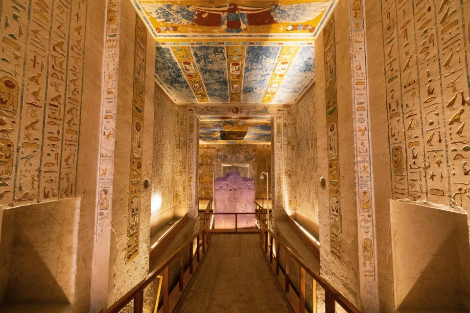Graf van Ramses VI in de Vallei der Koningen Luxor Egypte