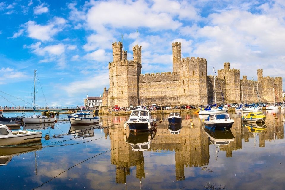 Caernarfon Castle, Groot-Brittannië | Foto: Margreet Schiermann