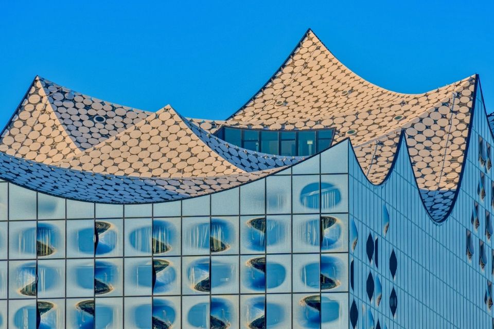 De Elbphilharmonie in Hamburg, Duitsland