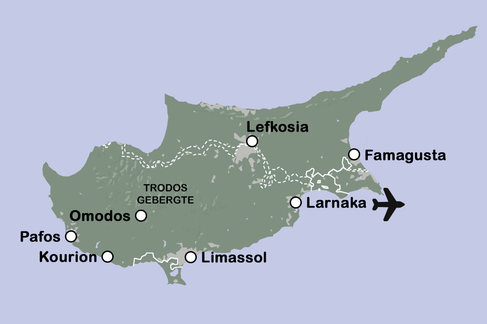 Routekaart Cyprus