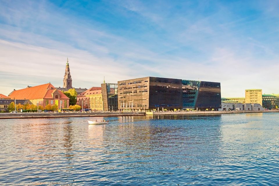 De Zwarte Diamant in Kopenhagen, Denemarken