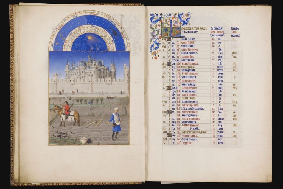 Manuscript Les Très Riches Heures du Duc de Berry, Frankrijk