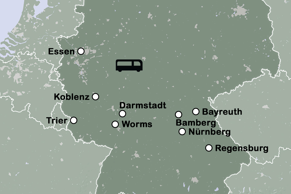 Routekaart Werelderfgoed in Duitsland