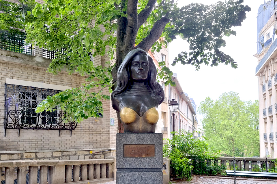 Place Dalida, Montmartre, Parijs, Frankrijk