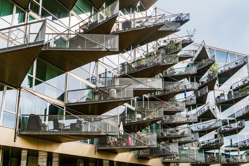 Futuristische wijk Ørestad, Denemarken