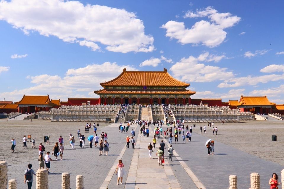 Het Tiananmen-plein in Beijing, China
