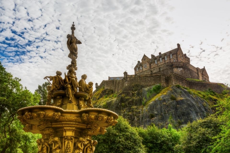 princess street gardens, edinburgh