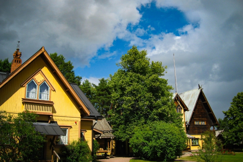 Het huis van Anders Zorn in Mora, Zweden
