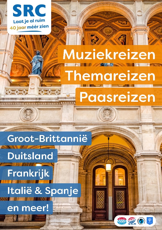 digitale brochure Muziekreizen, Themareizen en Paasreizen